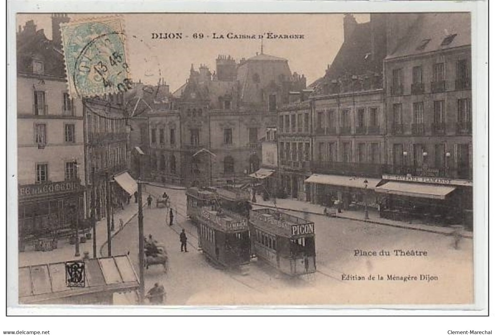 DIJON : La Caisse D'épargne - TRAMWAY - Très Bon état - Dijon