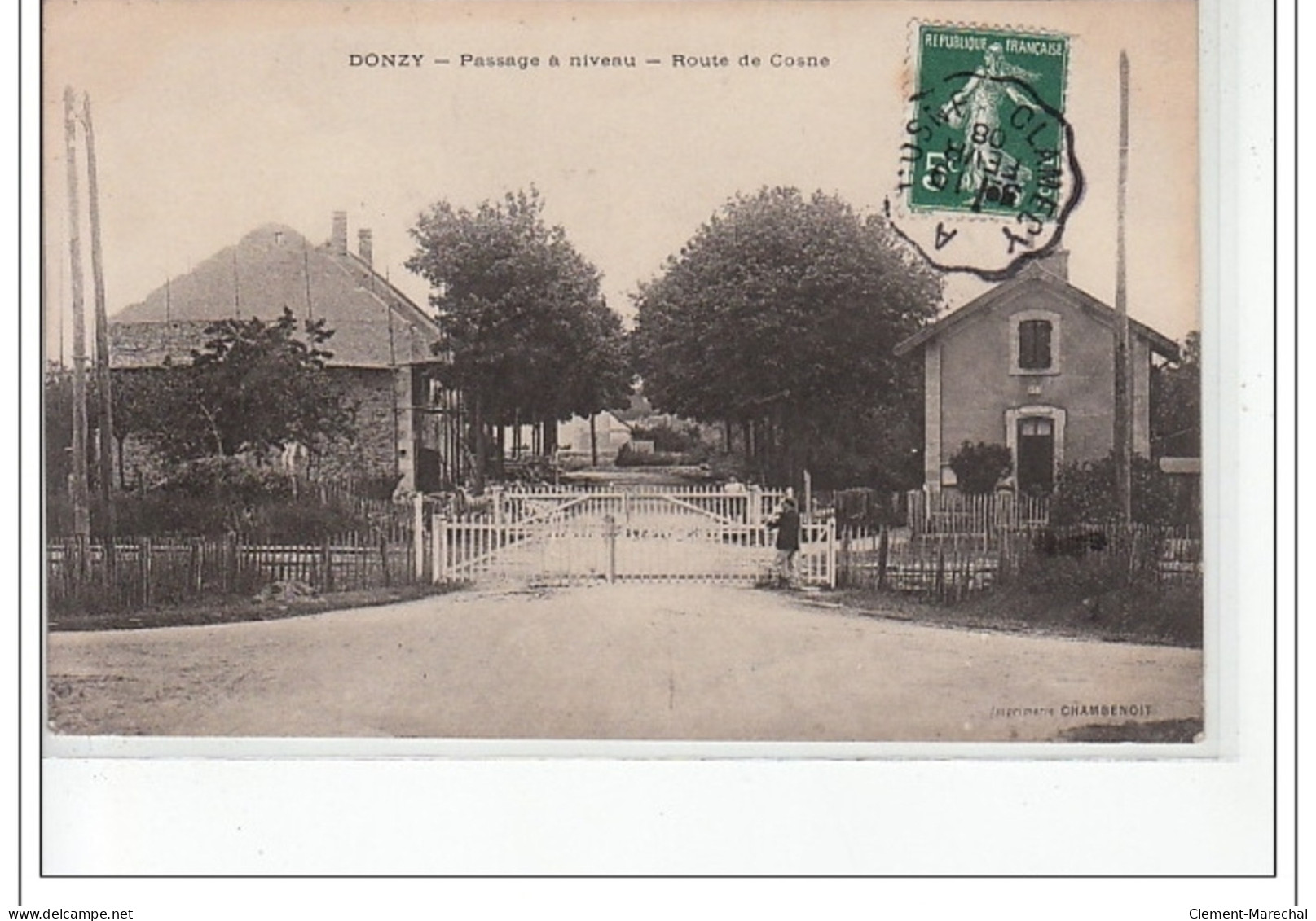 DONZY - Passage à Niveau - Route De Cosne - Très Bon état - Other & Unclassified