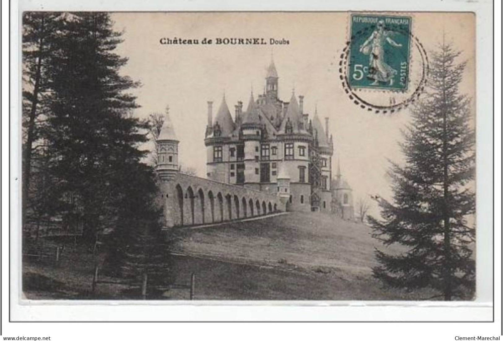 DOUBS : Château De Bournel - Très Bon état - Sonstige & Ohne Zuordnung