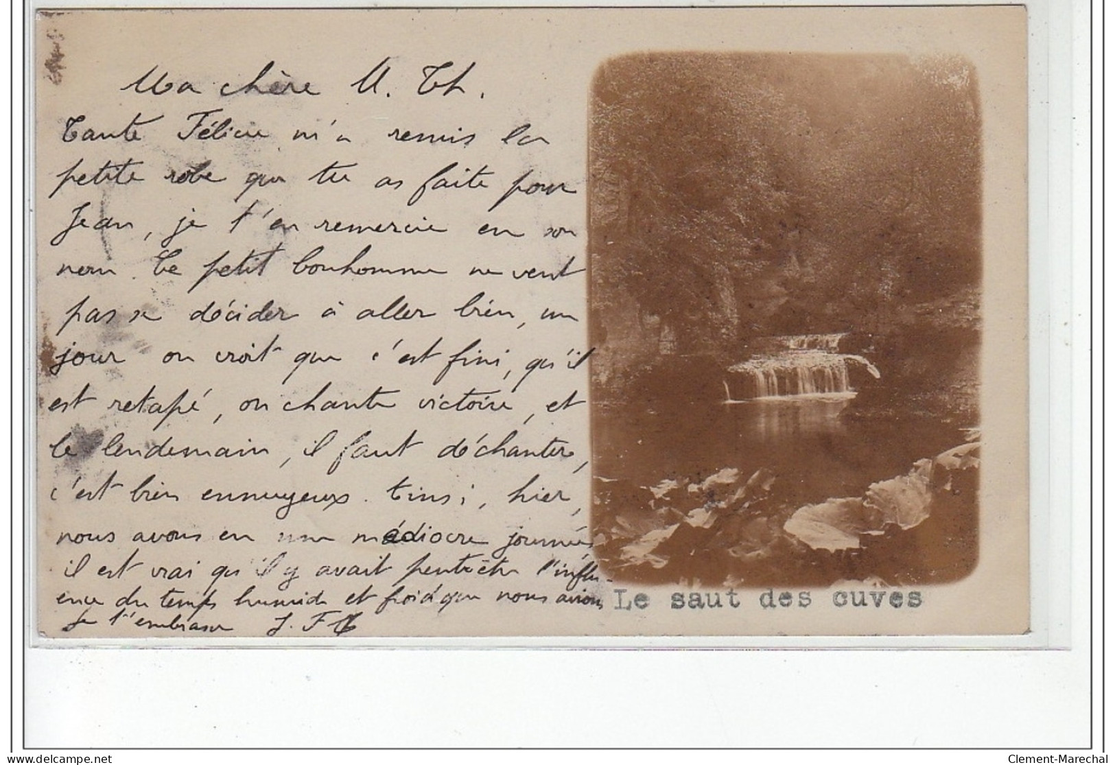 DOUBS - Le Saut Des Cuves - CARTE PHOTO - Très Bon état - Sonstige & Ohne Zuordnung