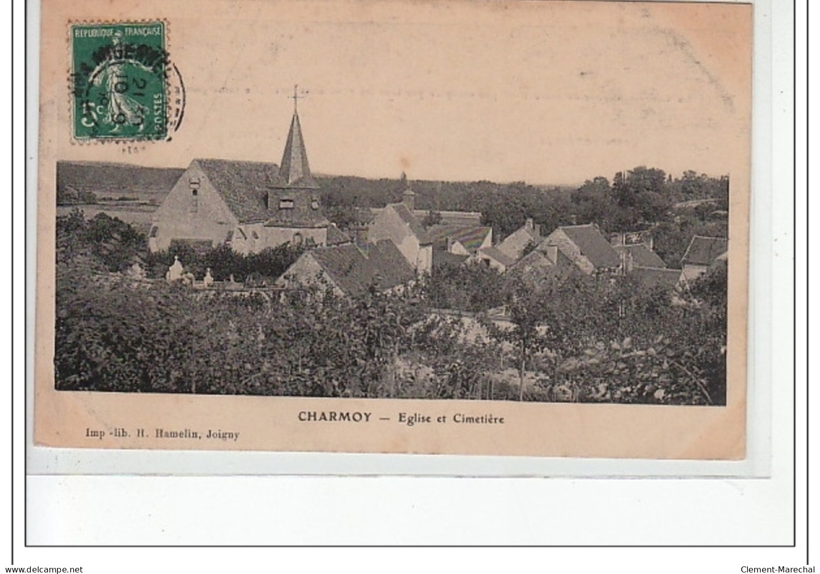 CHARMOY - Eglise Et Cimetière - état - Charmoy