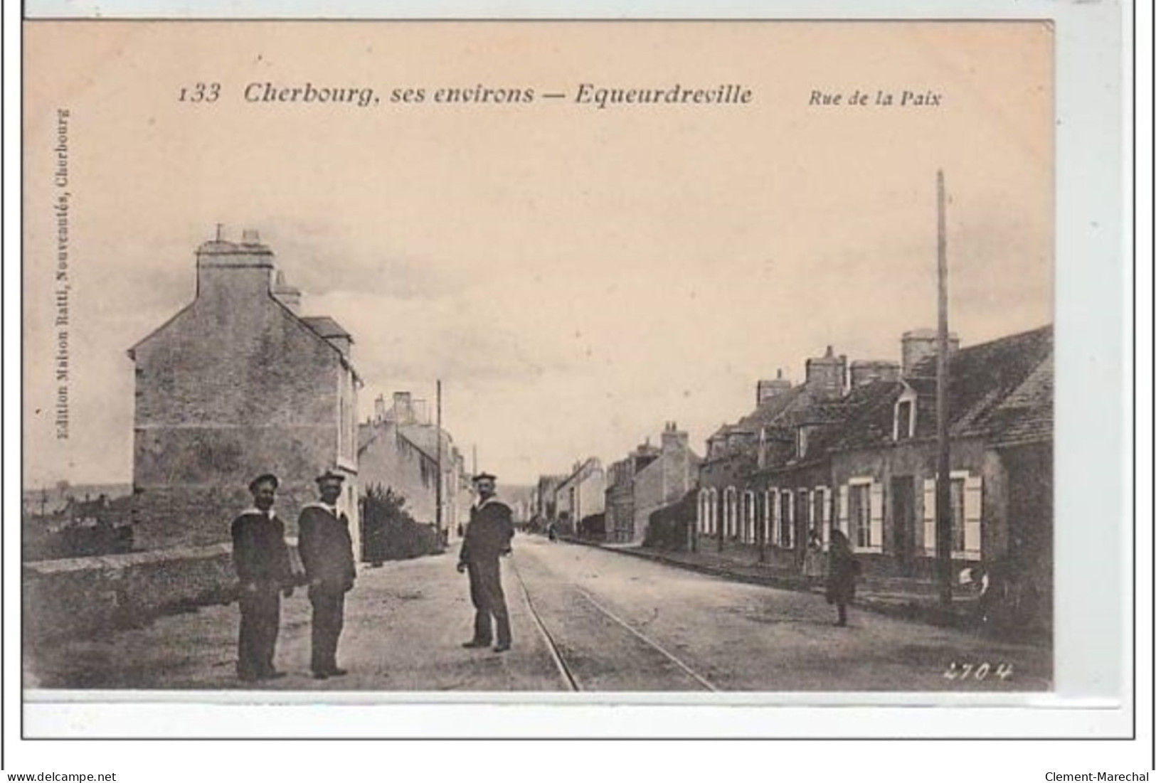 EQUEURDREVILLE - Environs De CHERBOURG - Rue De La Paix - Très Bon état - Equeurdreville