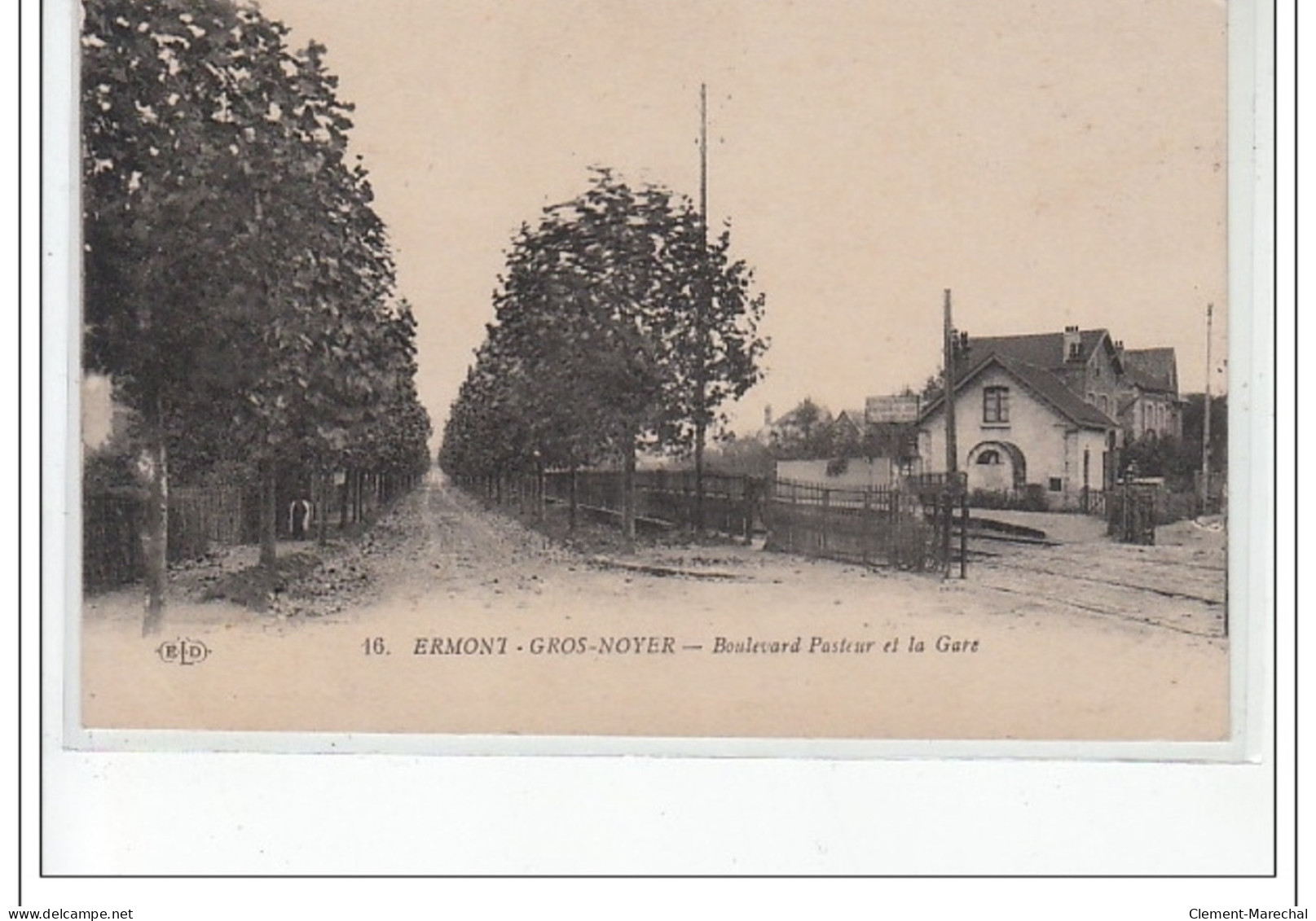 ERMONT - GROS-NOYER - Boulevard Pasteur Et La Gare - Très Bon état - Ermont-Eaubonne
