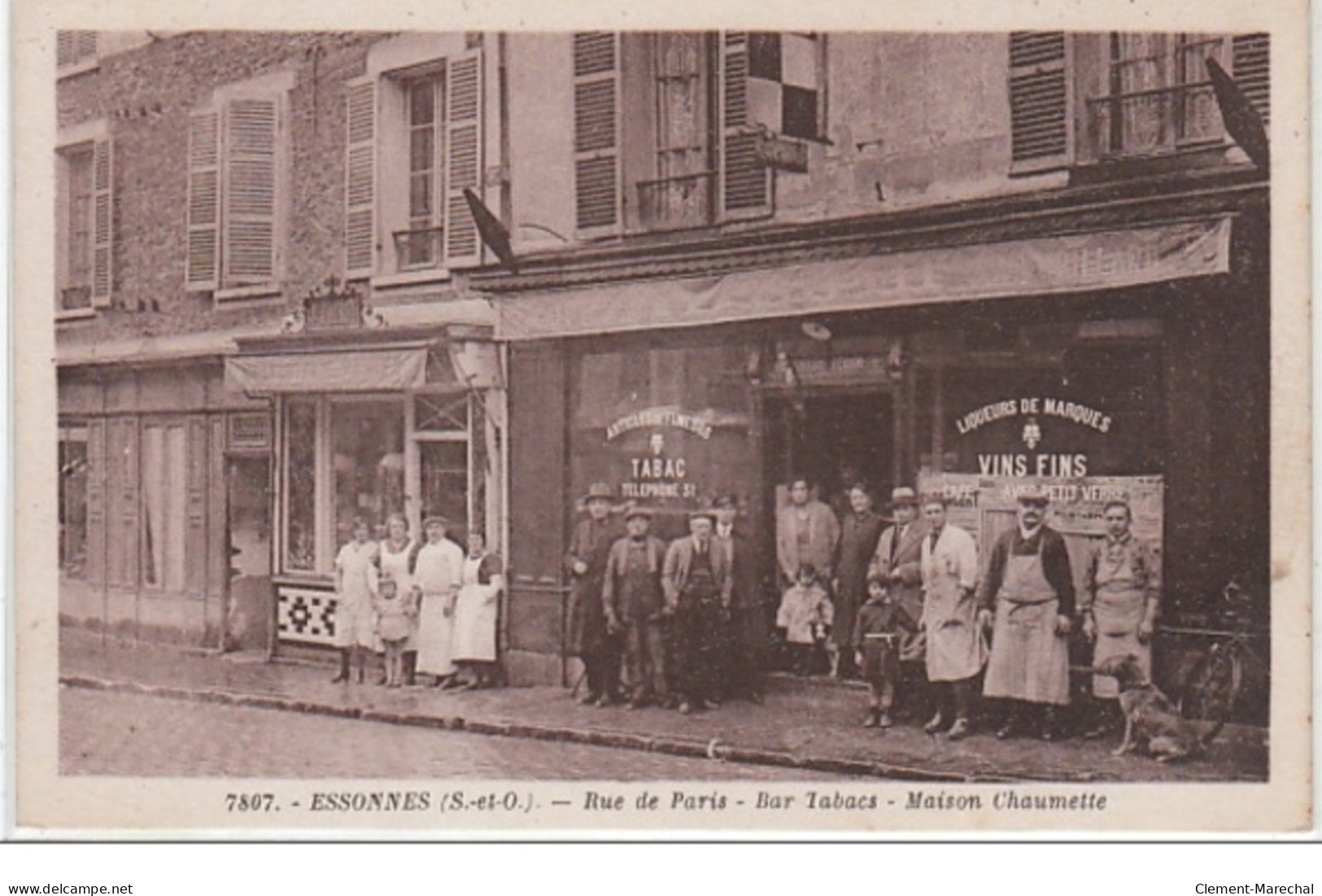 ESSONNES : Le Bar-tabacs Maison CHAUMETTE - Très Bon état - Autres & Non Classés