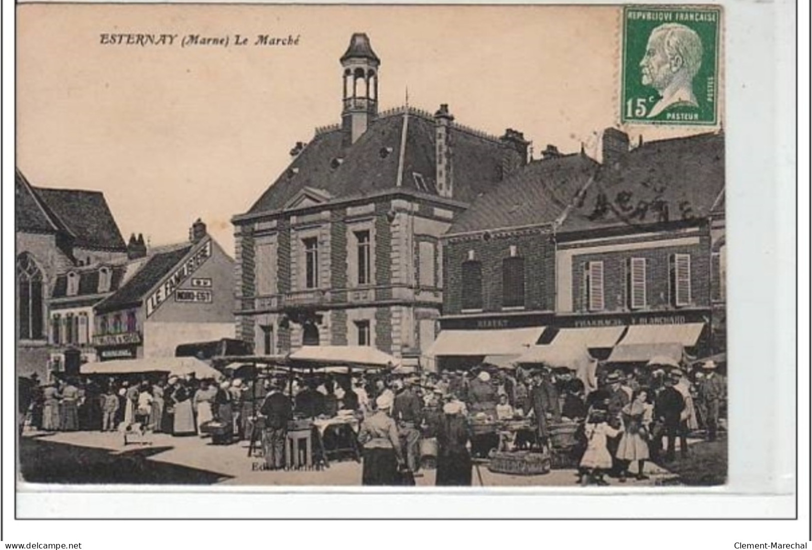 ESTERNAY - Le Marché - Très Bon état - Esternay