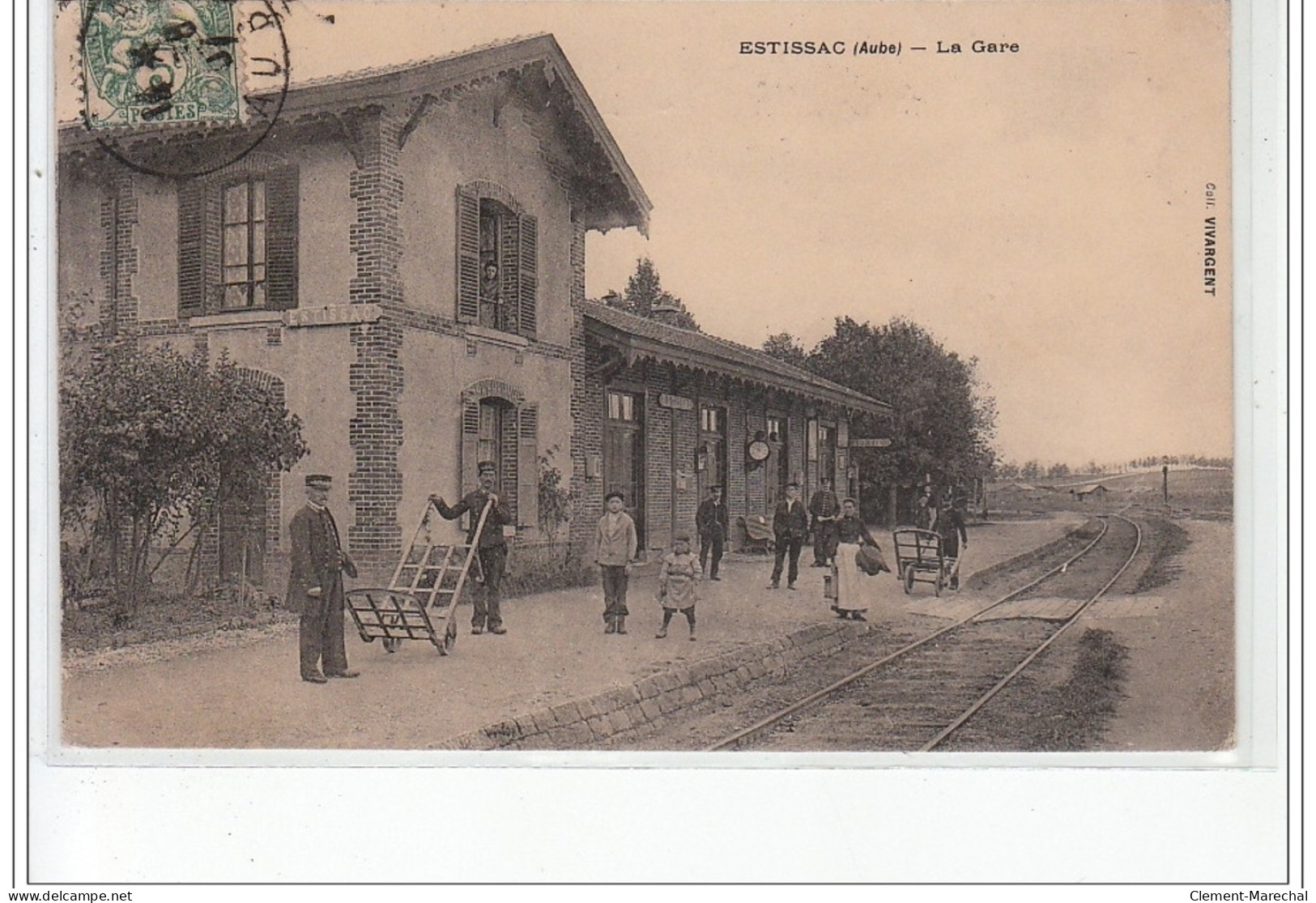 ESTISSAC : La Gare - Très Bon état - Other & Unclassified