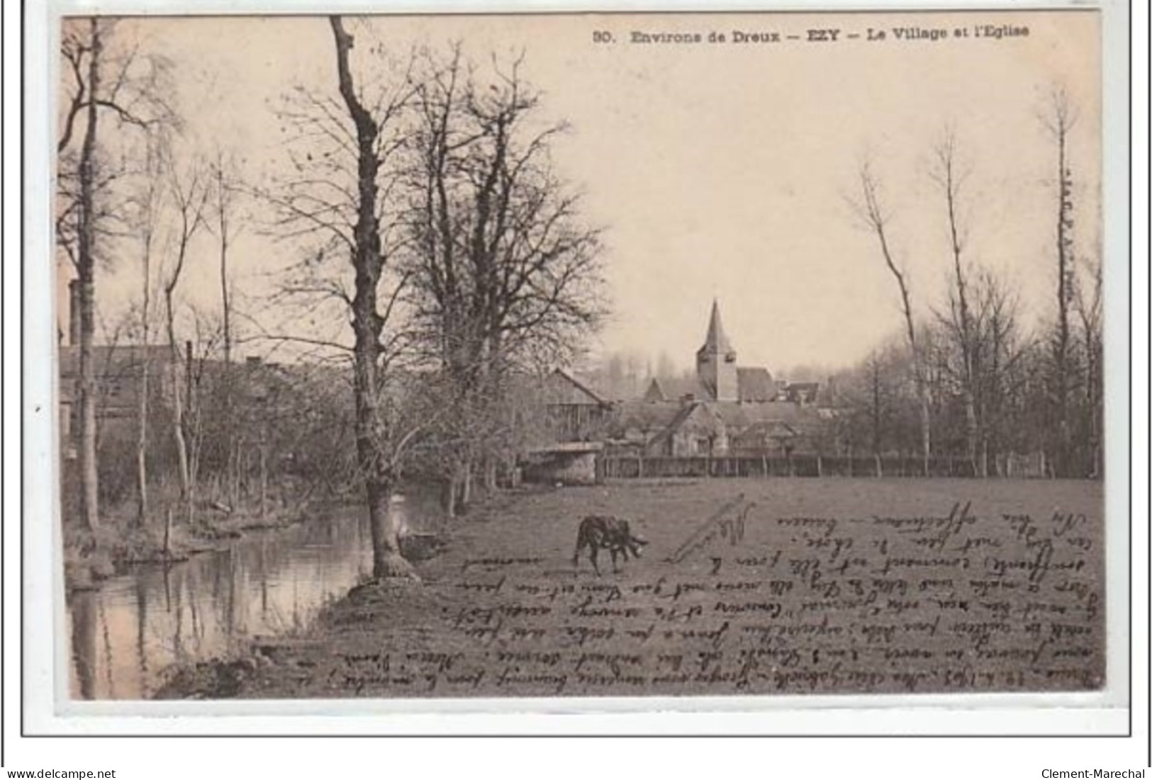 EZY : Environs De Dreux - Le Village Et L'église - Très Bon état - Otros & Sin Clasificación