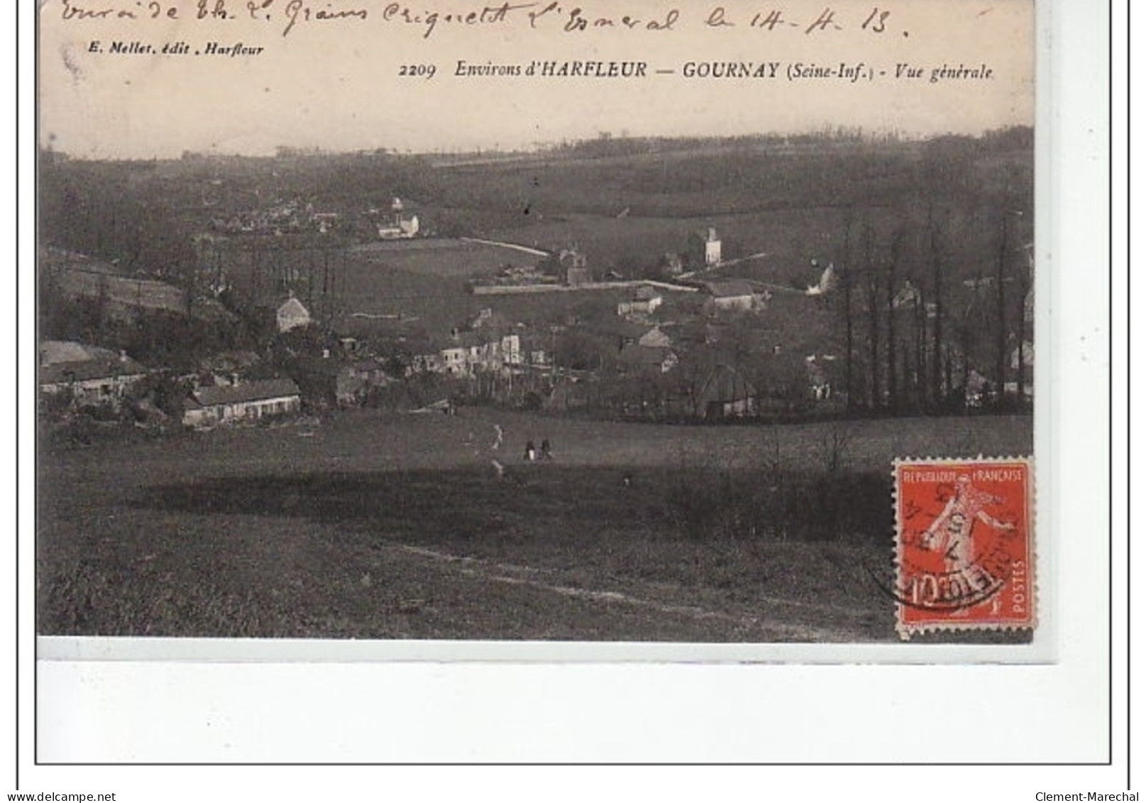 Environs D'HARFLEUR - GOURNAY - Vue Générale - Très Bon état - Otros & Sin Clasificación