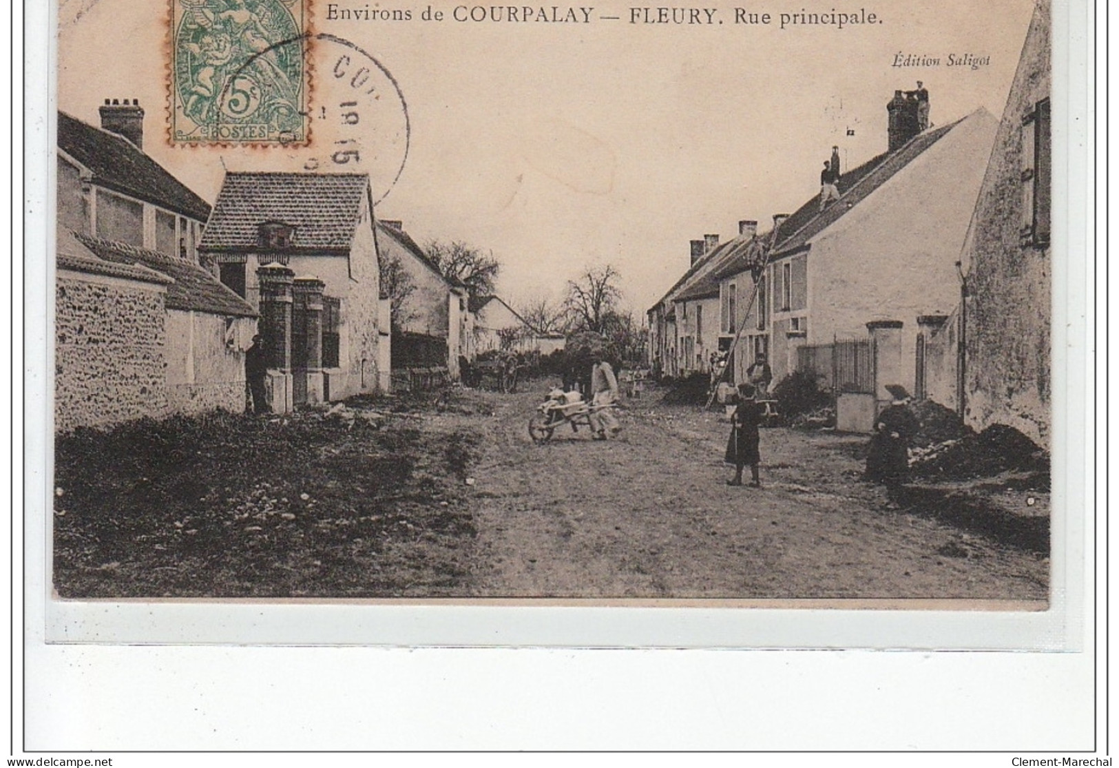 Environs De COURPALAY - FLEURY - Rue Principale - Très Bon état - Other & Unclassified