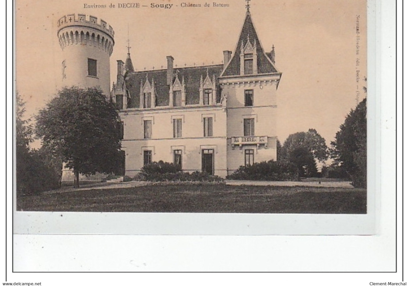 Environs De DECIZE - SOUGY - Château De Bateau - Très Bon état - Other & Unclassified