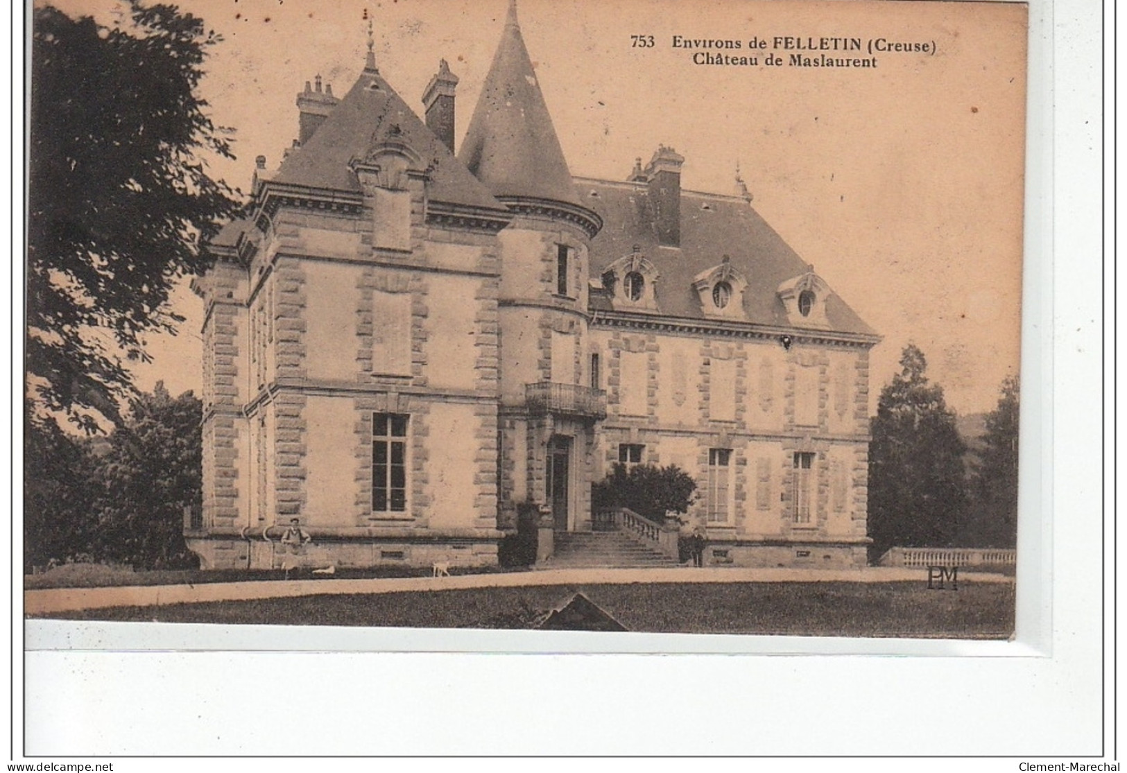 Environs De FELLETIN - Château De Maslaurent - Très Bon état - Autres & Non Classés