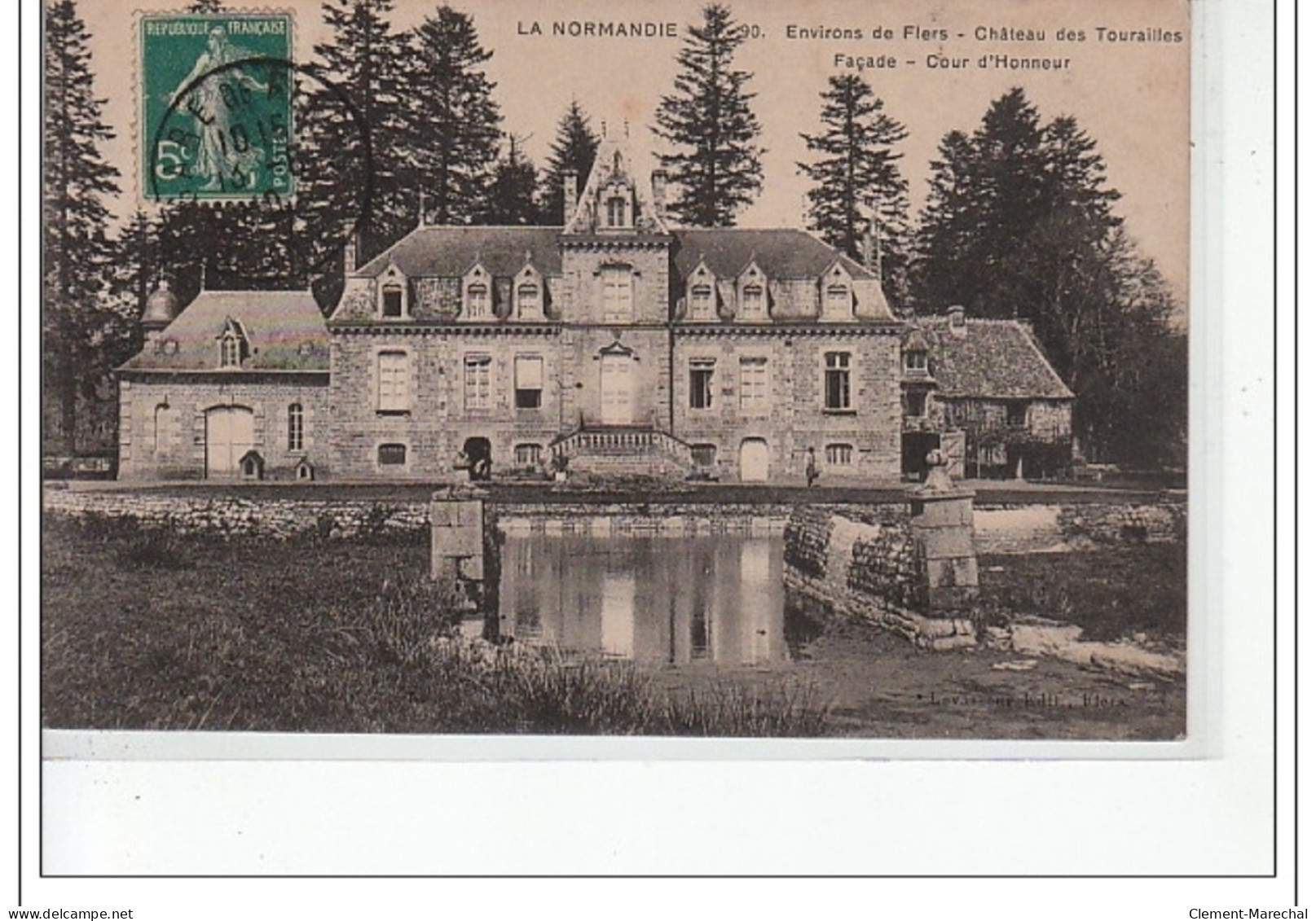 Environs De FLERS - Château Des Tourailles - Façade - Cour D'honneur - Très Bon état - Autres & Non Classés