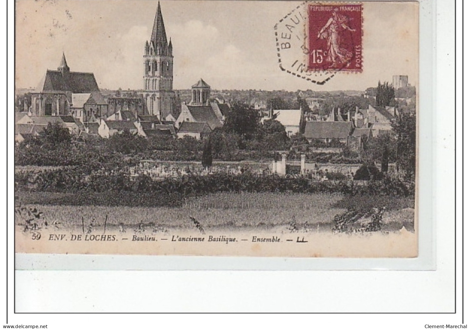 Environs De LOCHES - Baulieu - L'ancienne Basilique - Ensemble - Très Bon  état - Loches