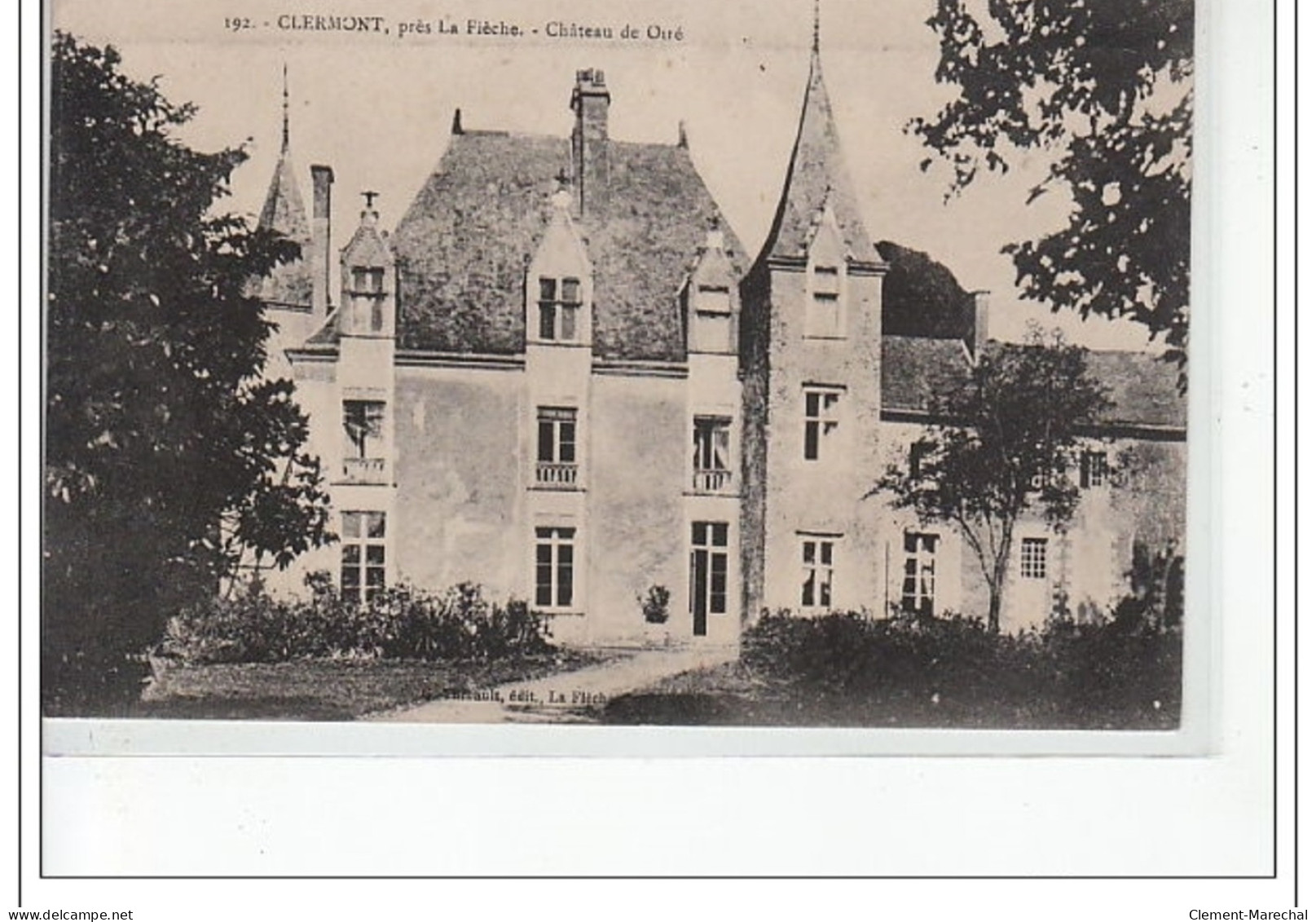 CLERMONT Près LA FLECHE - Château De Oué - Très Bon état - Altri & Non Classificati