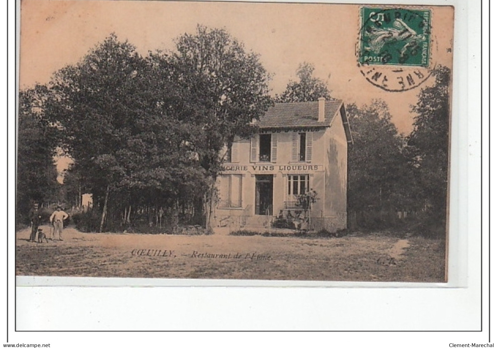 COEUILLY - Restaurant De L'Etoile - Très Bon état - Sonstige & Ohne Zuordnung