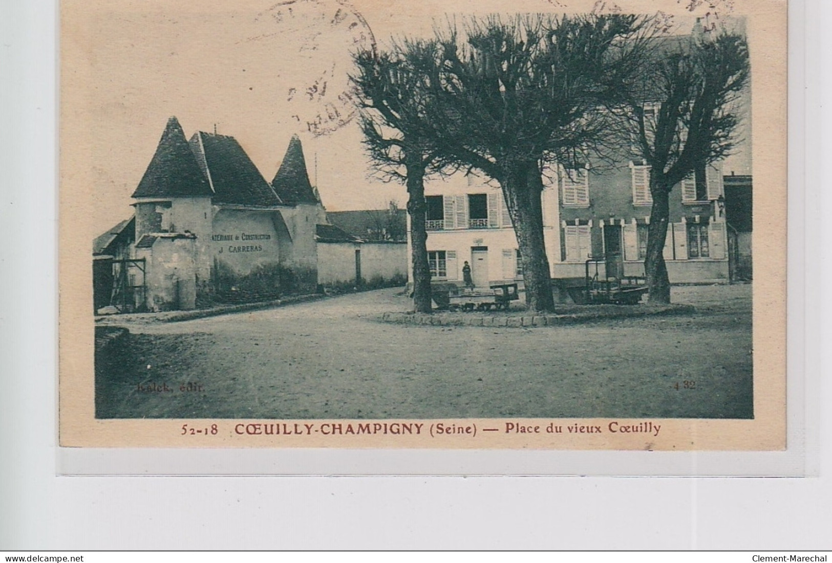 COEUILLY CHAMPIGNY - Place Du Vieux Coeuilly - Très Bon état - Other & Unclassified