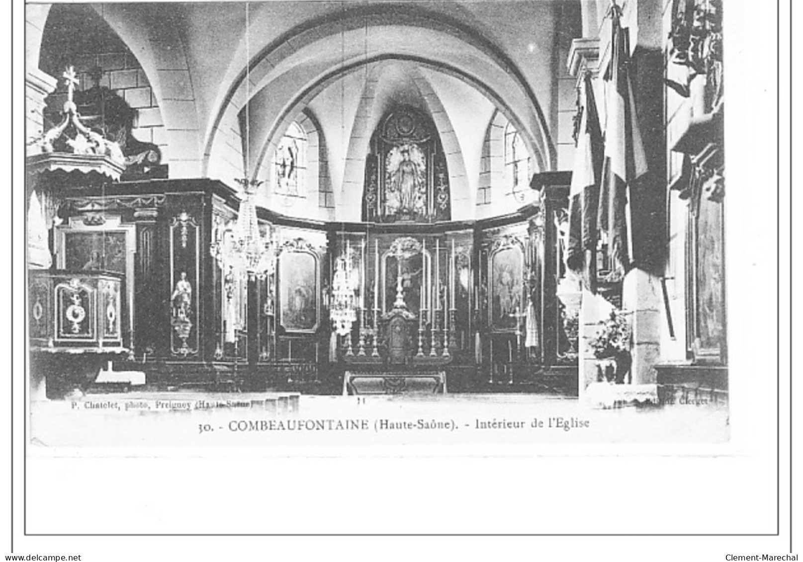 COMBEAUFONTAINE - Intérieur De L'église -  Très Bon état - Otros & Sin Clasificación