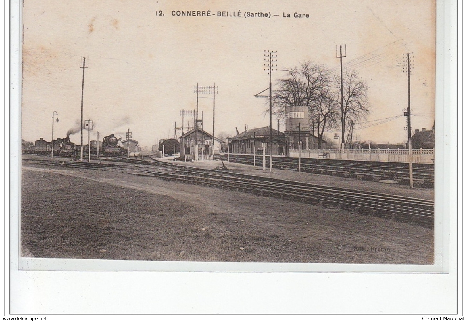 CONNERRE-BEILLE - La Gare - Très Bon état - Connerre