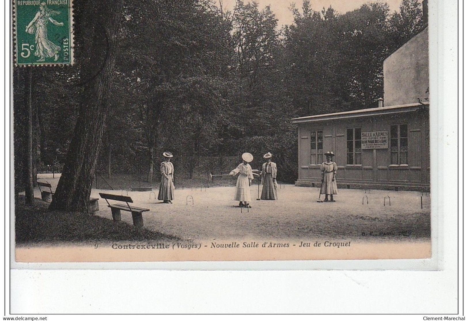 CONTREXEVILLE - Nouvelle Salle D'armes - Jeu De Croquet - Très Bon état - Contrexeville