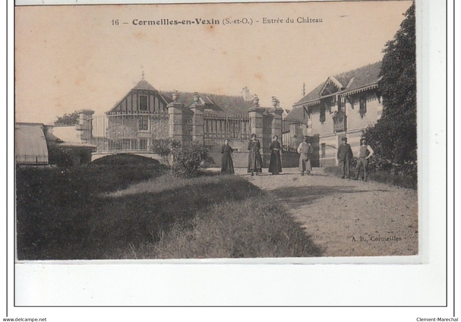 CORMEILLES EN VEXIN - Entrée Du Château - Très Bon état - Other & Unclassified