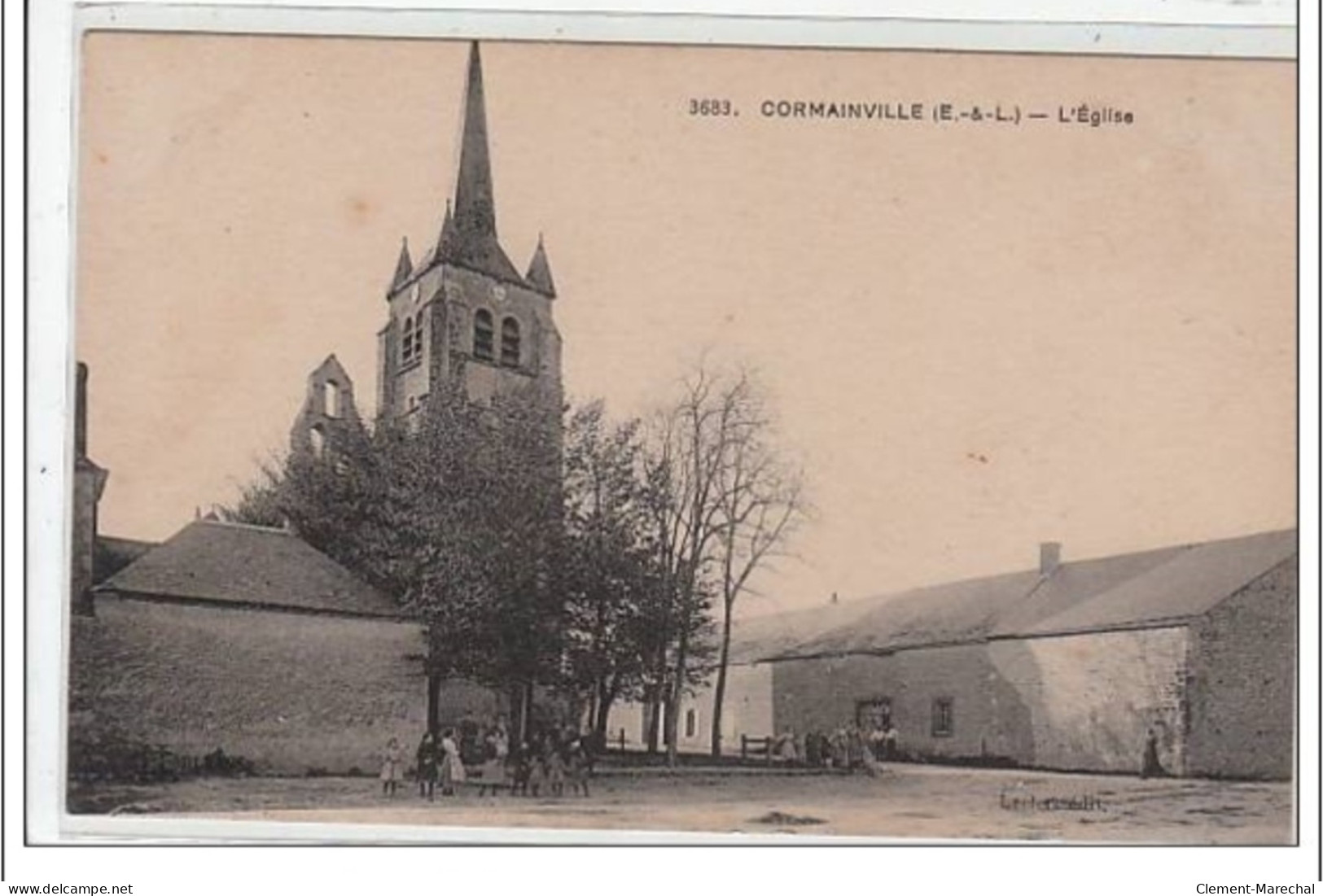 CORMAINVILLE : L'église - Très Bon état - Otros & Sin Clasificación