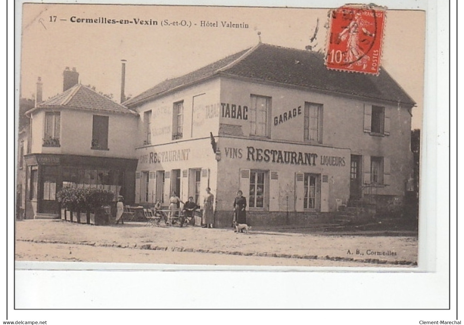 CORMEILLES EN VEXIN - Hôtel Valentin - état - Sonstige & Ohne Zuordnung