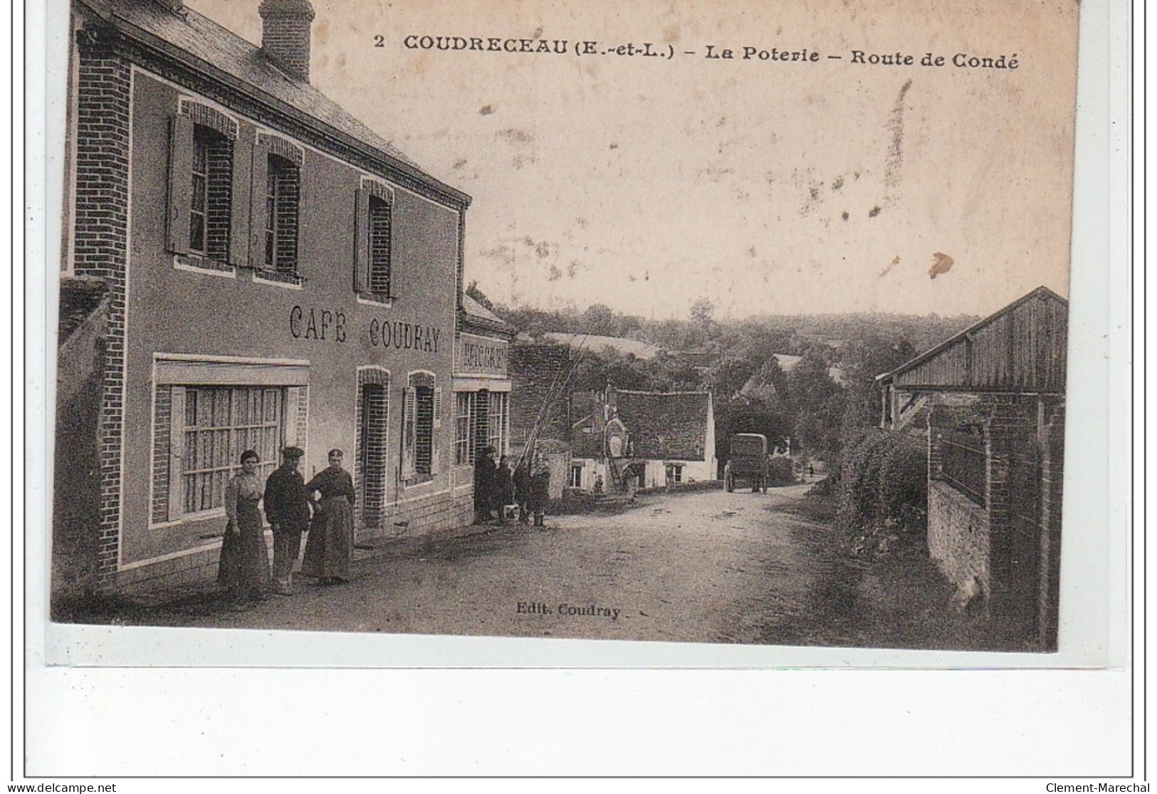 COUDRECEAU - La Poterie - Route De Condé - Très Bon état - Otros & Sin Clasificación