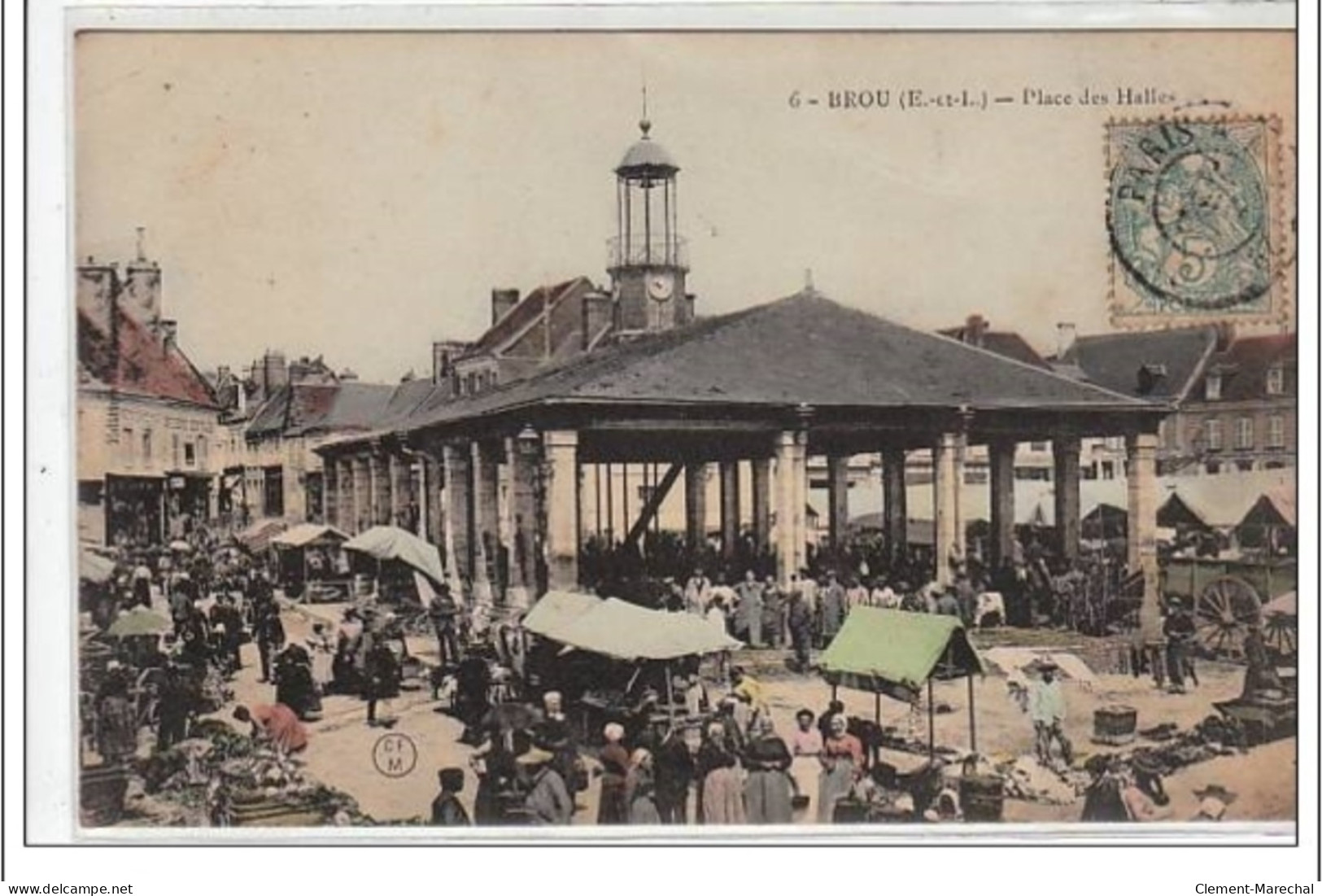 BROU : Place Des Halles - Très Bon état - Otros & Sin Clasificación