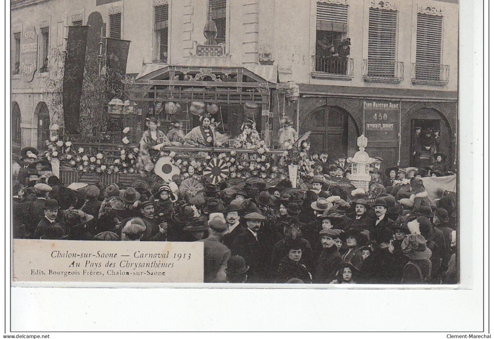 Chalon-sur-Saône - Carnaval 1913 - Au Pays Des Chrysanthèmes - Très Bon état - Chalon Sur Saone
