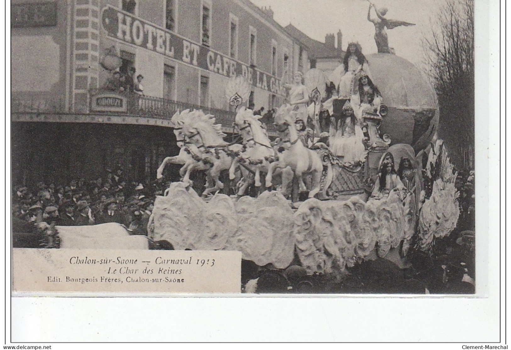 Chalon-sur-Saône - Carnaval 1913 - Le Char Des Reines - Très Bon état - Chalon Sur Saone