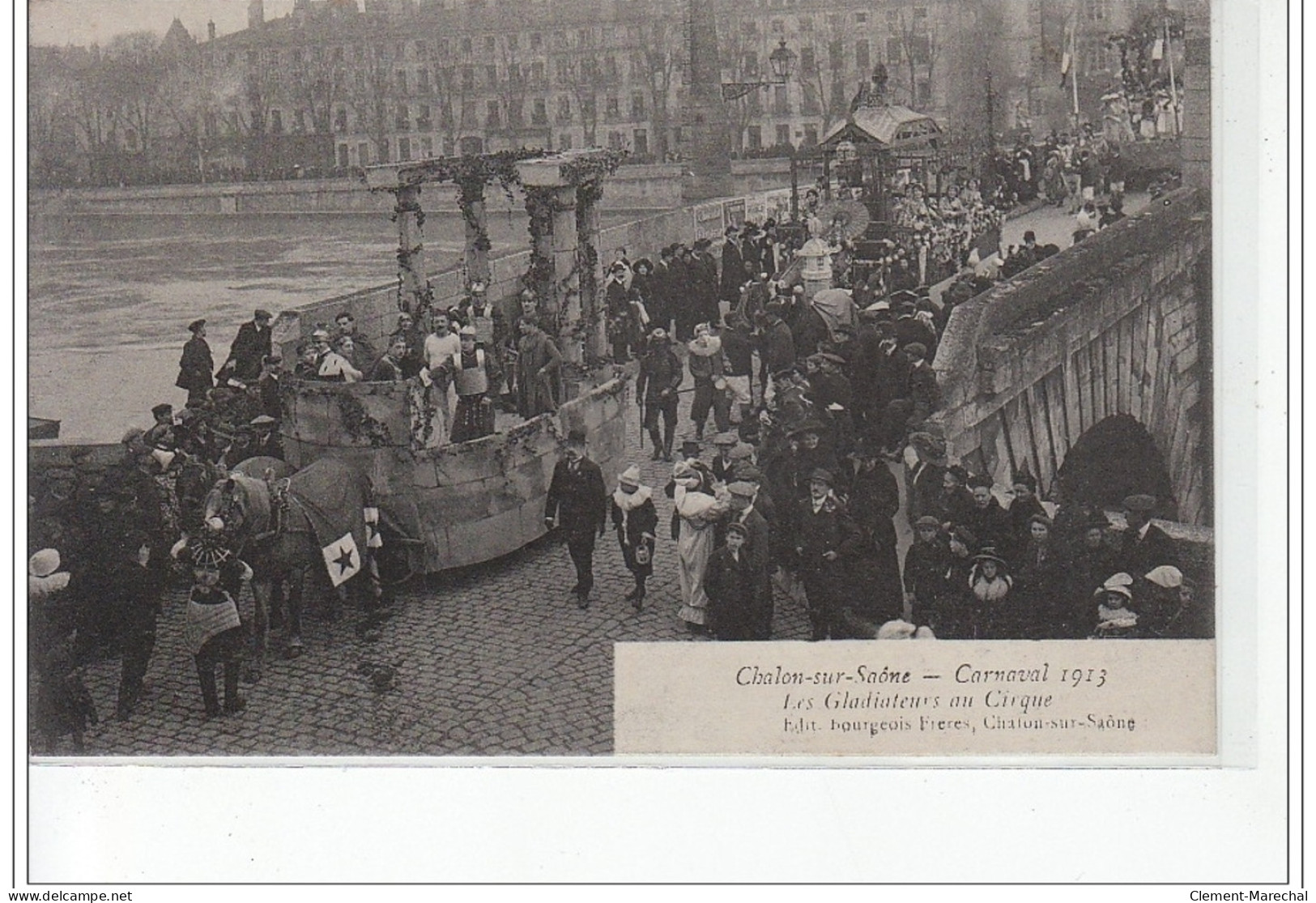 Chalon-sur-Saône - Carnaval 1913 - Les Gladiateurs Au Cirque - Très Bon état - Chalon Sur Saone