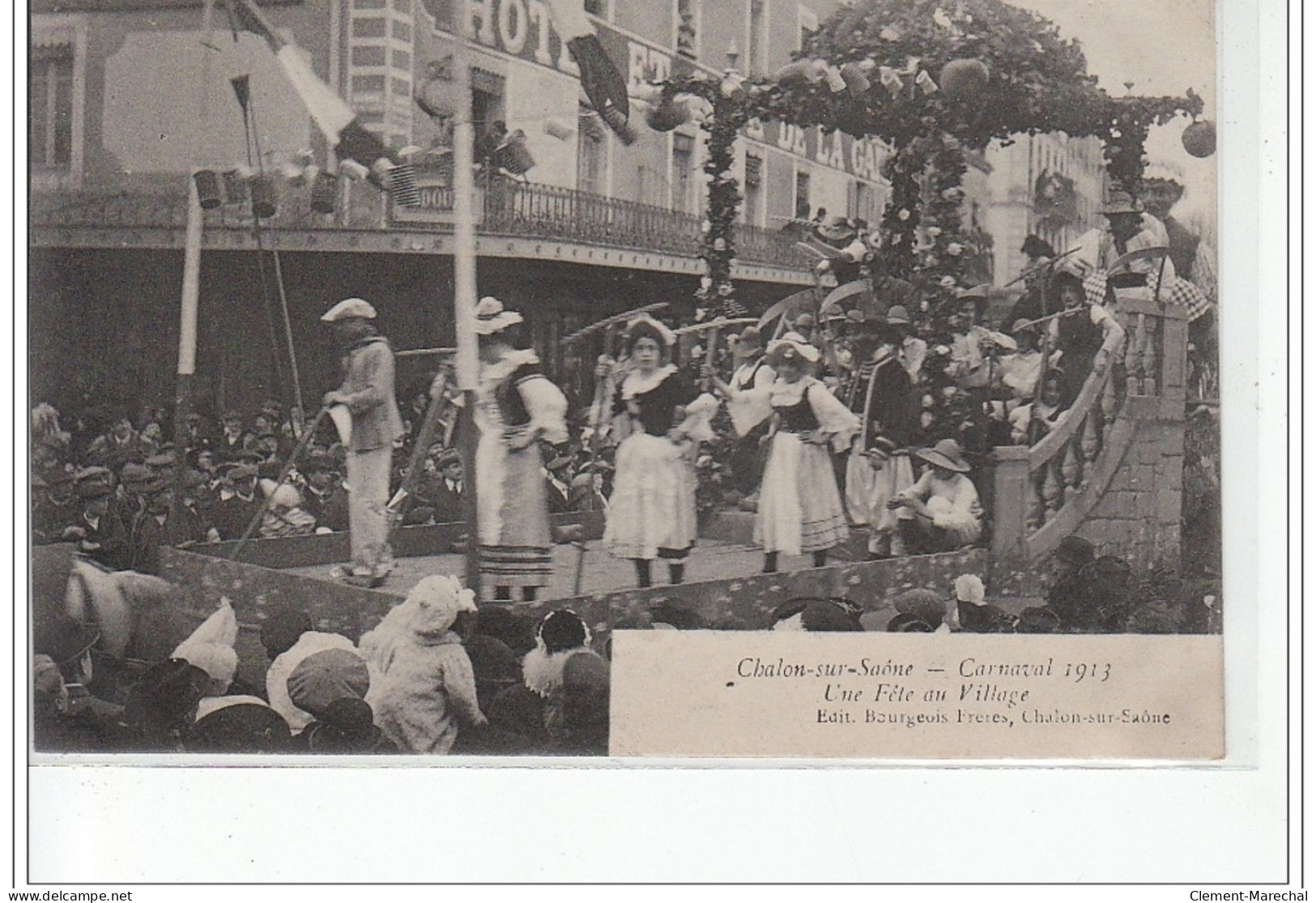 Chalon-sur-Saône - Carnaval 1913 - Une Fête Au Village - Très Bon état - Chalon Sur Saone