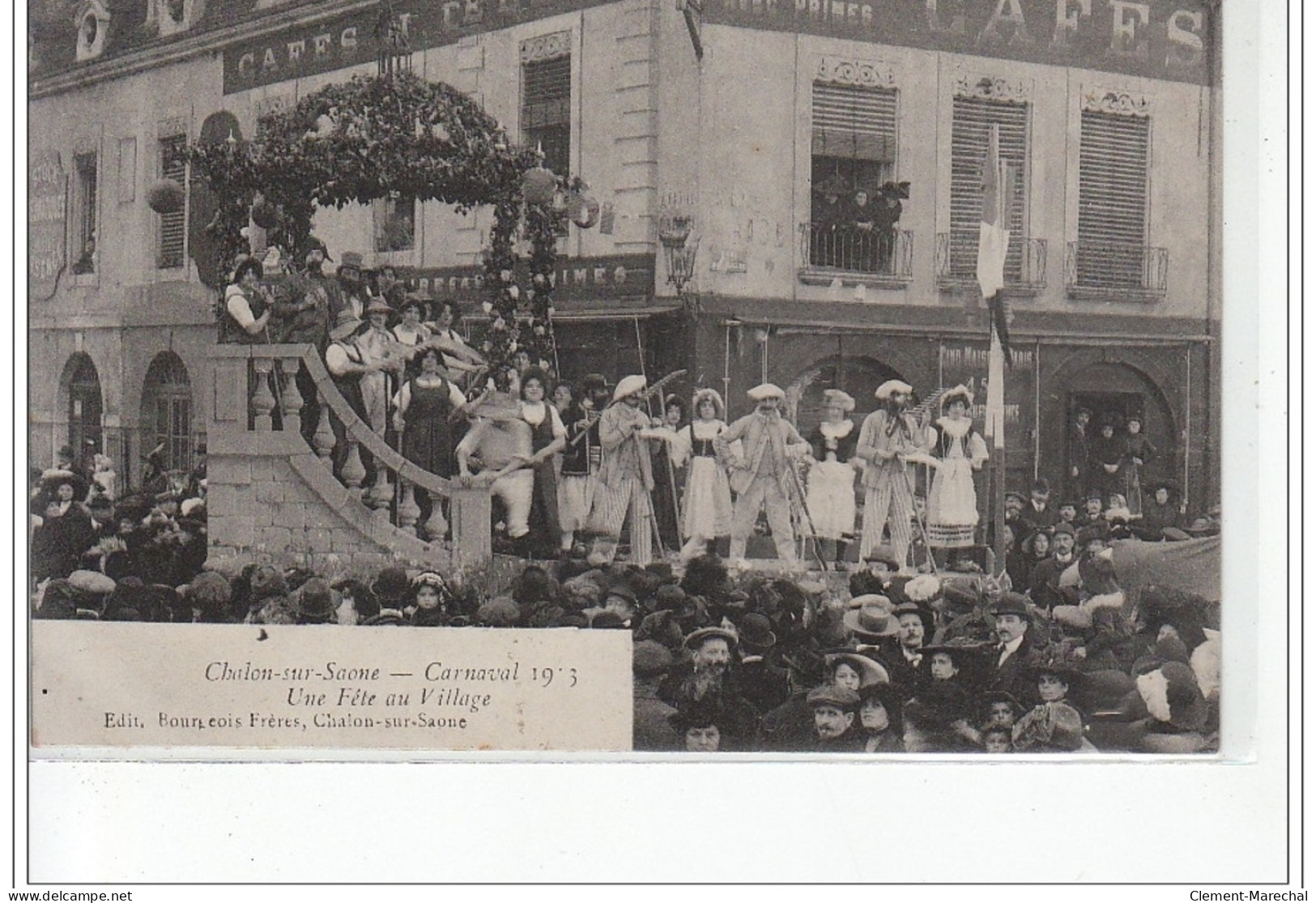 Chalon-sur-Saône - Carnaval 1913 - Une Fête Au Village - Très Bon état - Chalon Sur Saone
