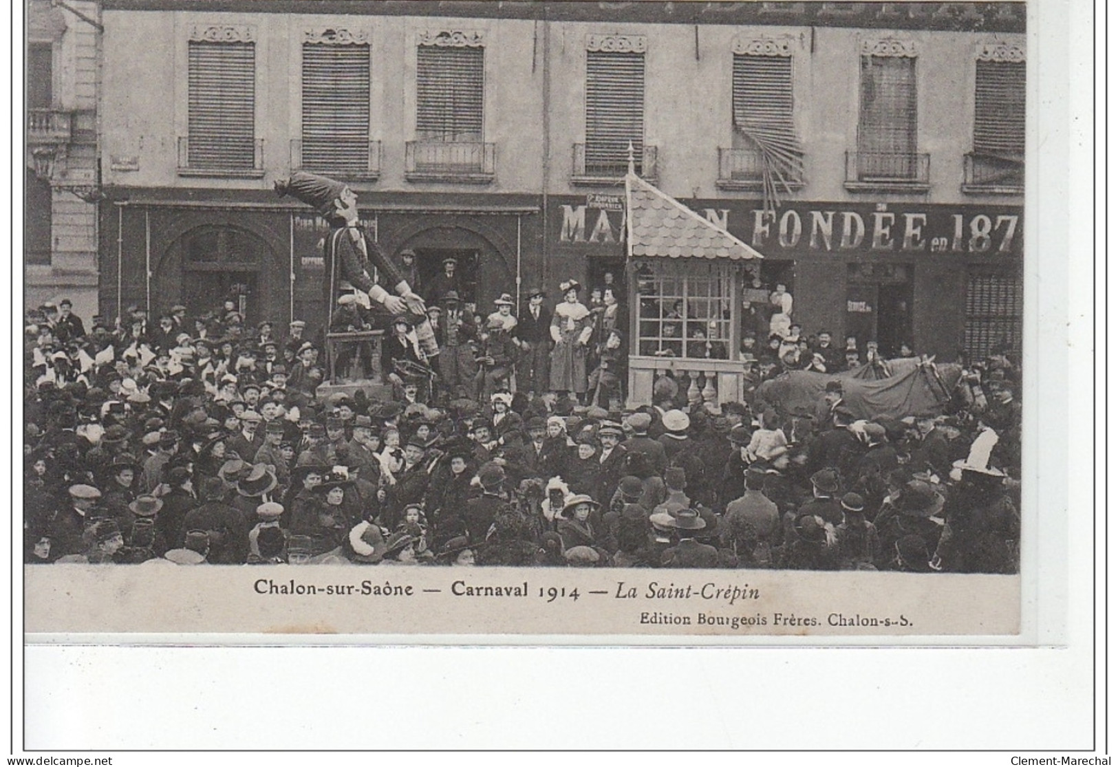 Chalon-sur-Saône - Carnaval 1914 - La Saint-Crépin - Très Bon état - Chalon Sur Saone