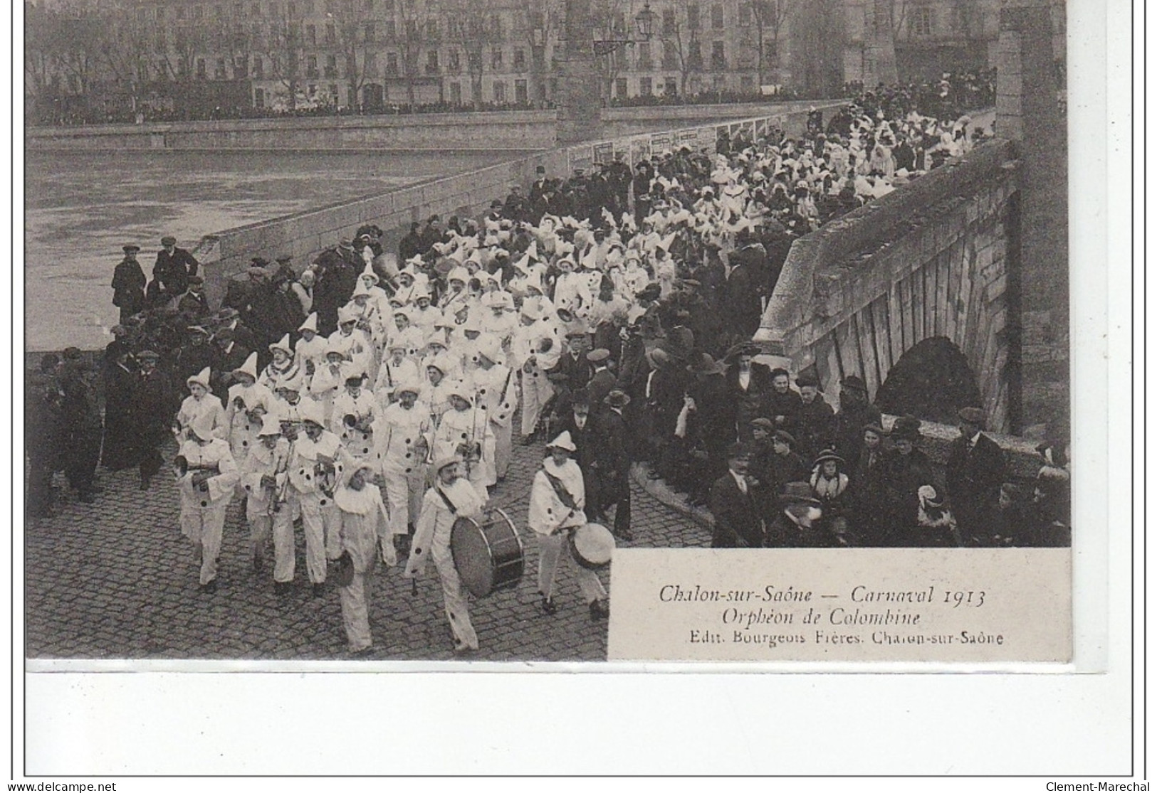 Chalon-sur-Saône - Carnaval 1913 - Orphéon De Colombine - Très Bon état - Chalon Sur Saone