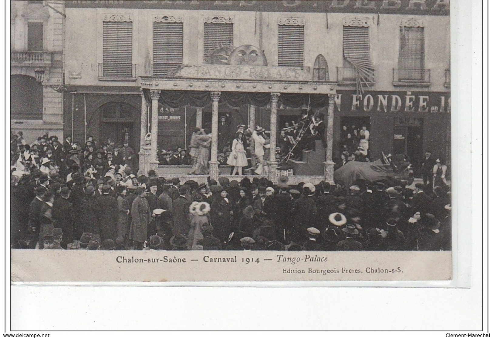 Chalon-sur-Saône - Carnaval 1914 - Tango Palace - Très Bon état - Chalon Sur Saone