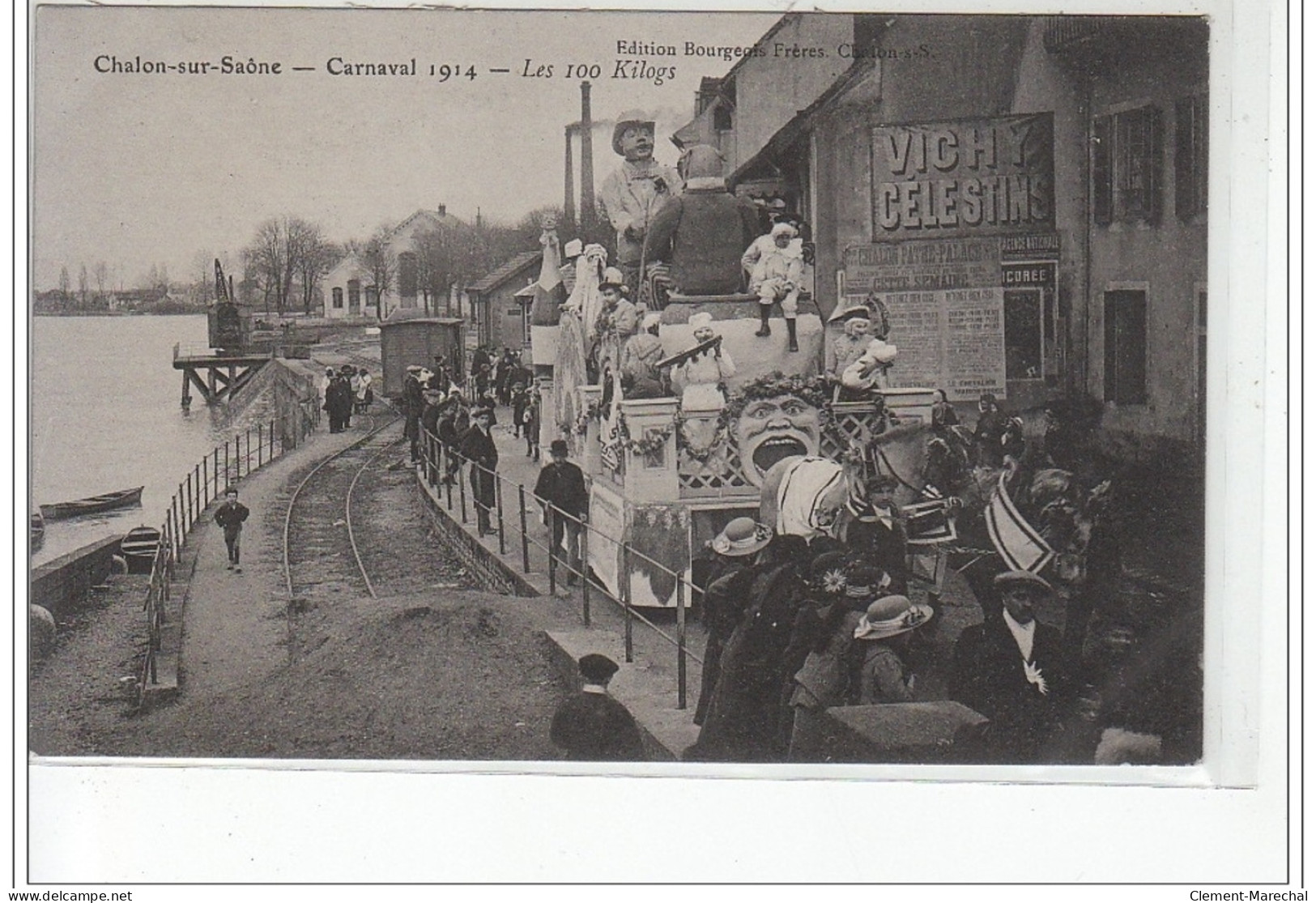 Chalon-sur-Saône - Carnaval 1914 - Les 100 Kilogs - Très Bon état - Chalon Sur Saone