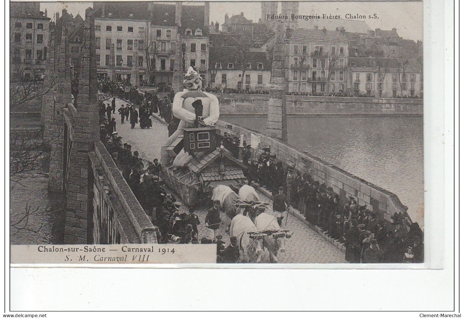 Chalon-sur-Saône - Carnaval 1914 - S. M. Carnaval VIII - Très Bon état - Chalon Sur Saone