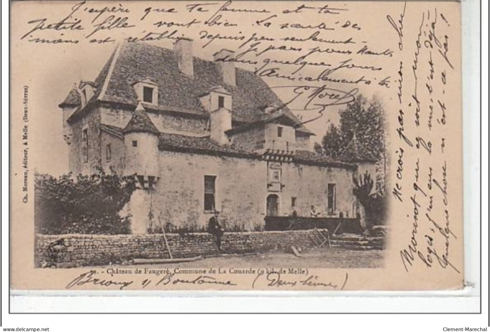 Château De FAUGERE - Commune De LA COUARDE  - Très Bon état - Other & Unclassified