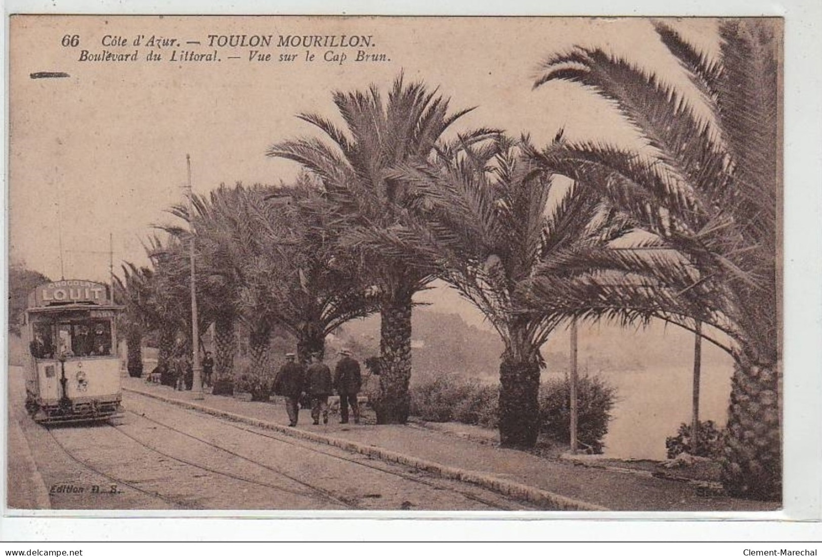 COTE D'AZUR : TOULON MOURILLON : Boulevard Du Littoral - Vue Prise Sur Le Cap Brun - Très Bon état - Toulon