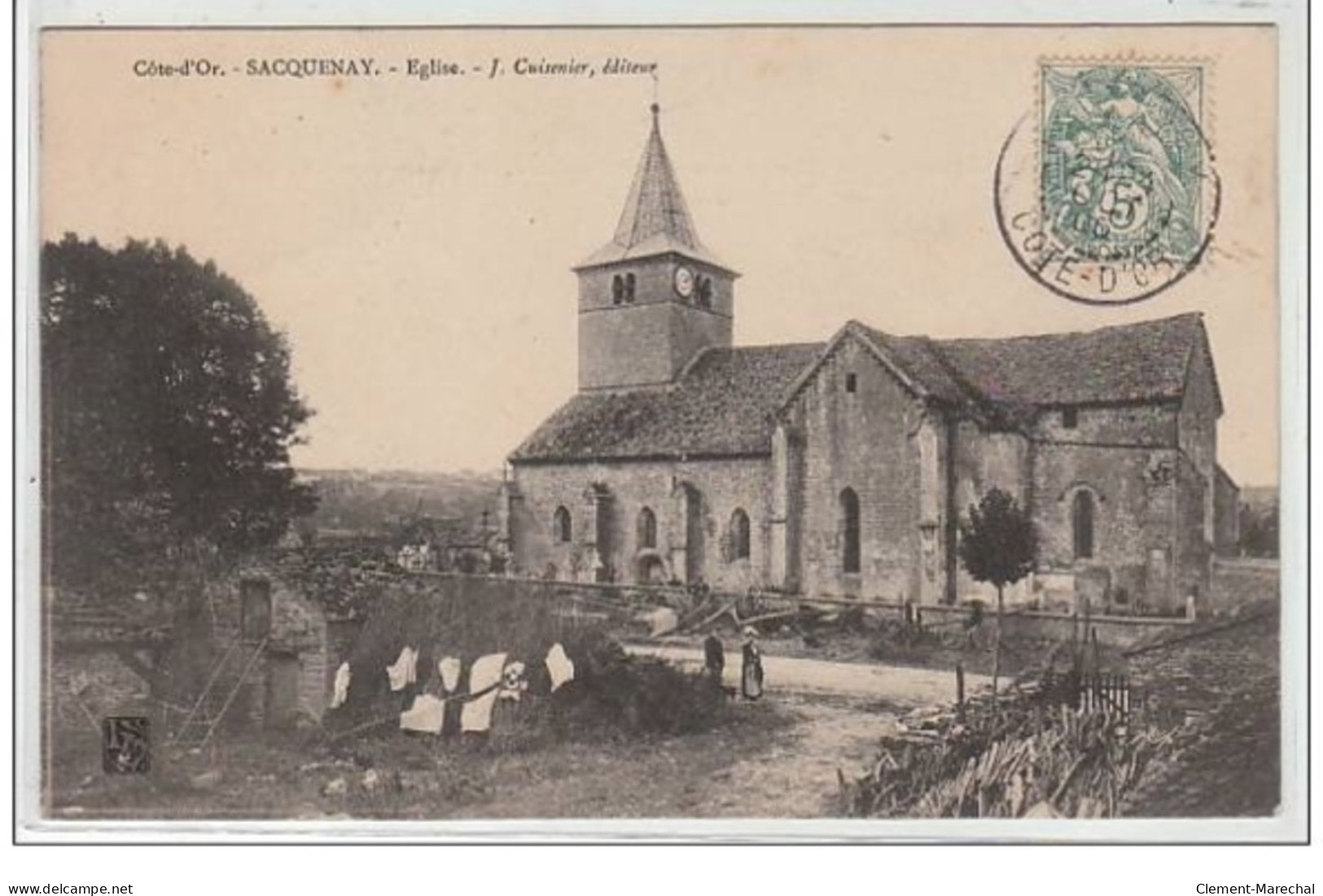 COTE D'OR : SACQUENAY : église - Très Bon état - Sonstige & Ohne Zuordnung