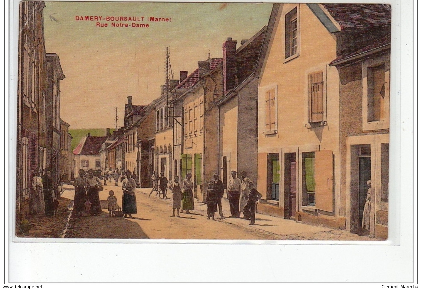 DAMERY-BOURSAULT - Rue Notre-Dame - état - Other & Unclassified