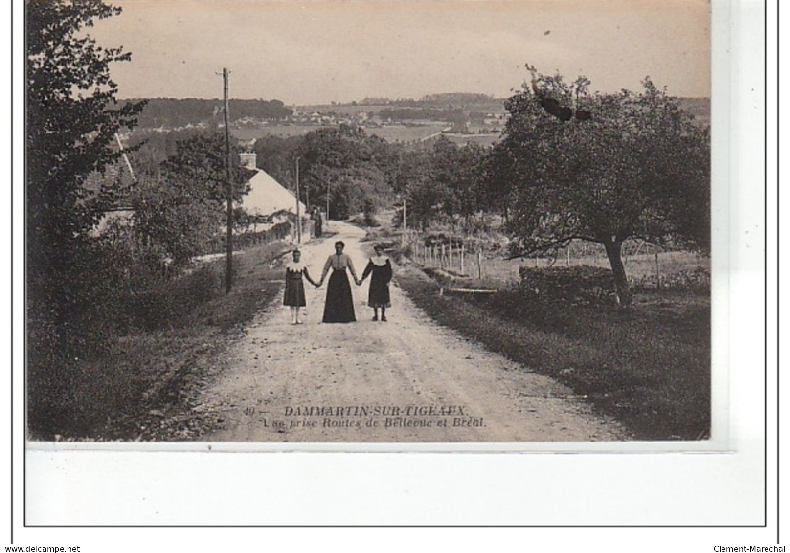 DAMMARTIN SUR TIGEAUX - Vue Prise Route De Bellevue Et Bréal - Très Bon état - Other & Unclassified