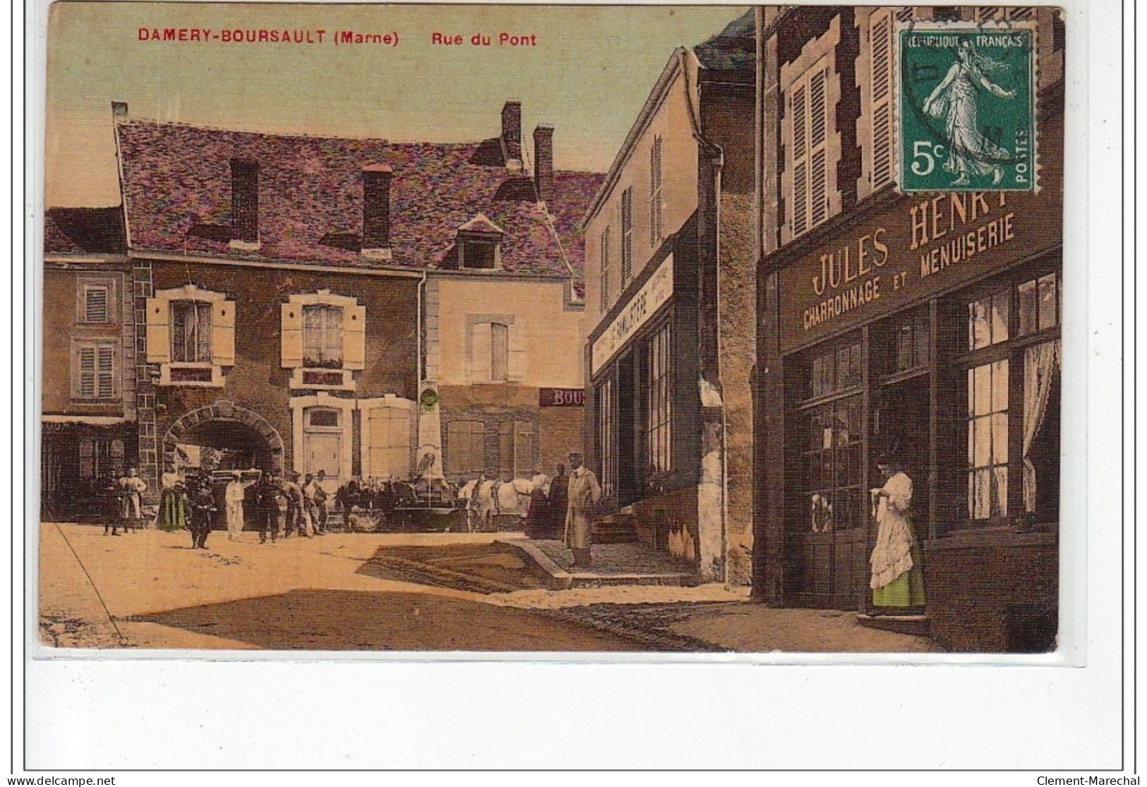 DAMERY-BOURSAULT - Rue Du Pont - état - Otros & Sin Clasificación