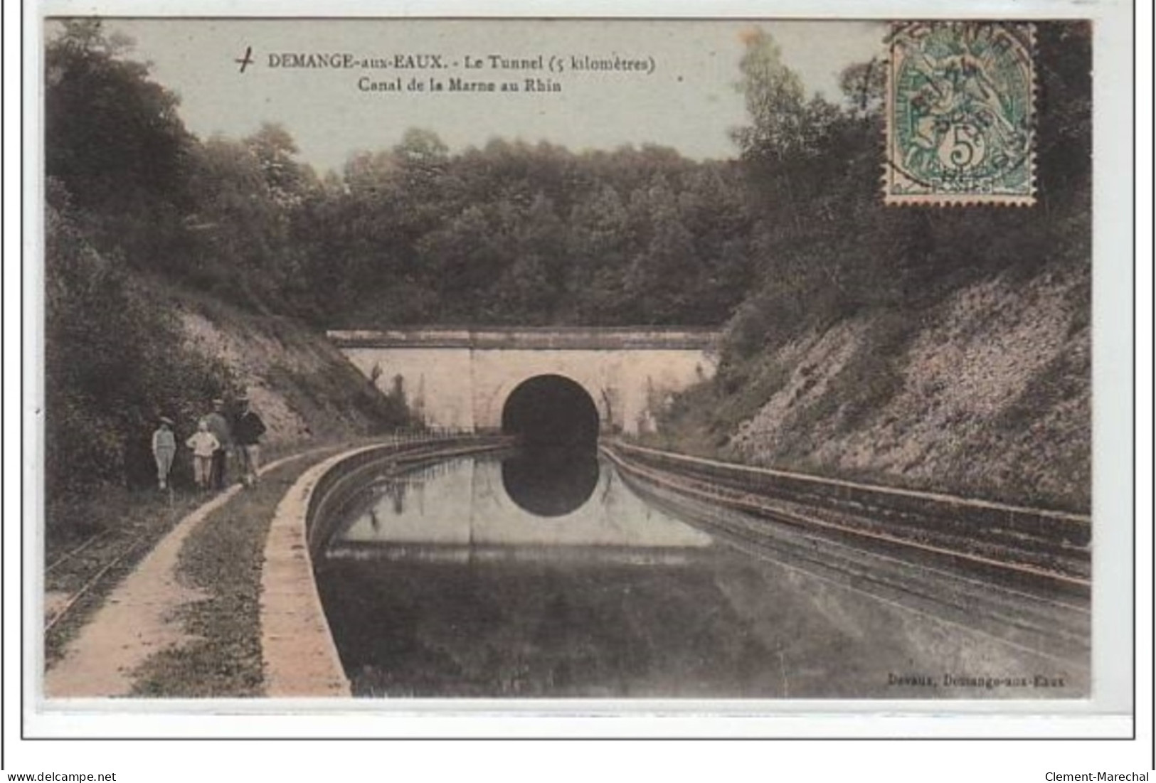 DEMANGE AUX EAUX : Le Tunnel (5 Kilomètres) - Canal De La Marne Au Rhin - Très Bon état - Other & Unclassified