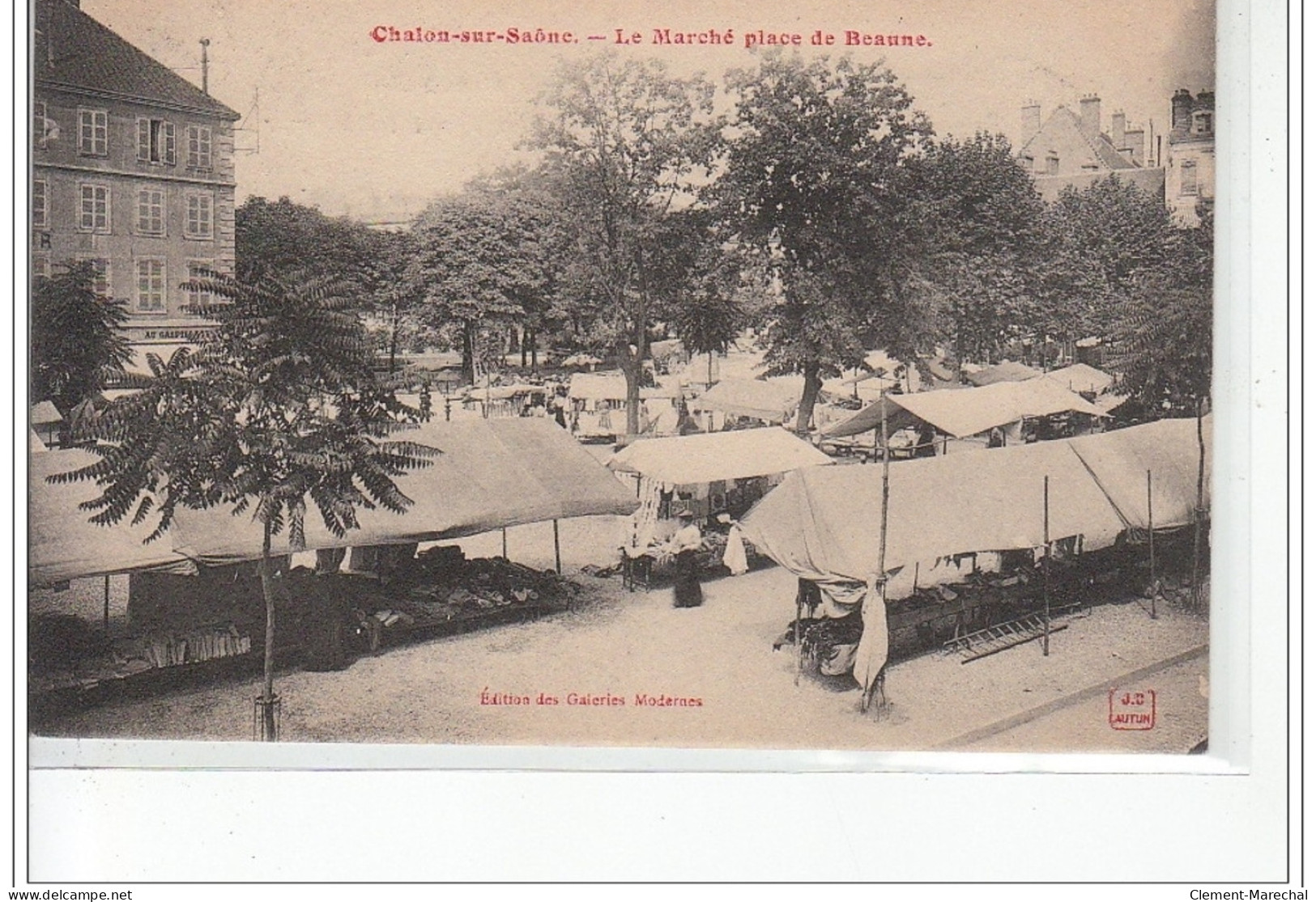 CHALON SUR SAONE -  Le Marché Place De Beaune - Très Bon état - Chalon Sur Saone