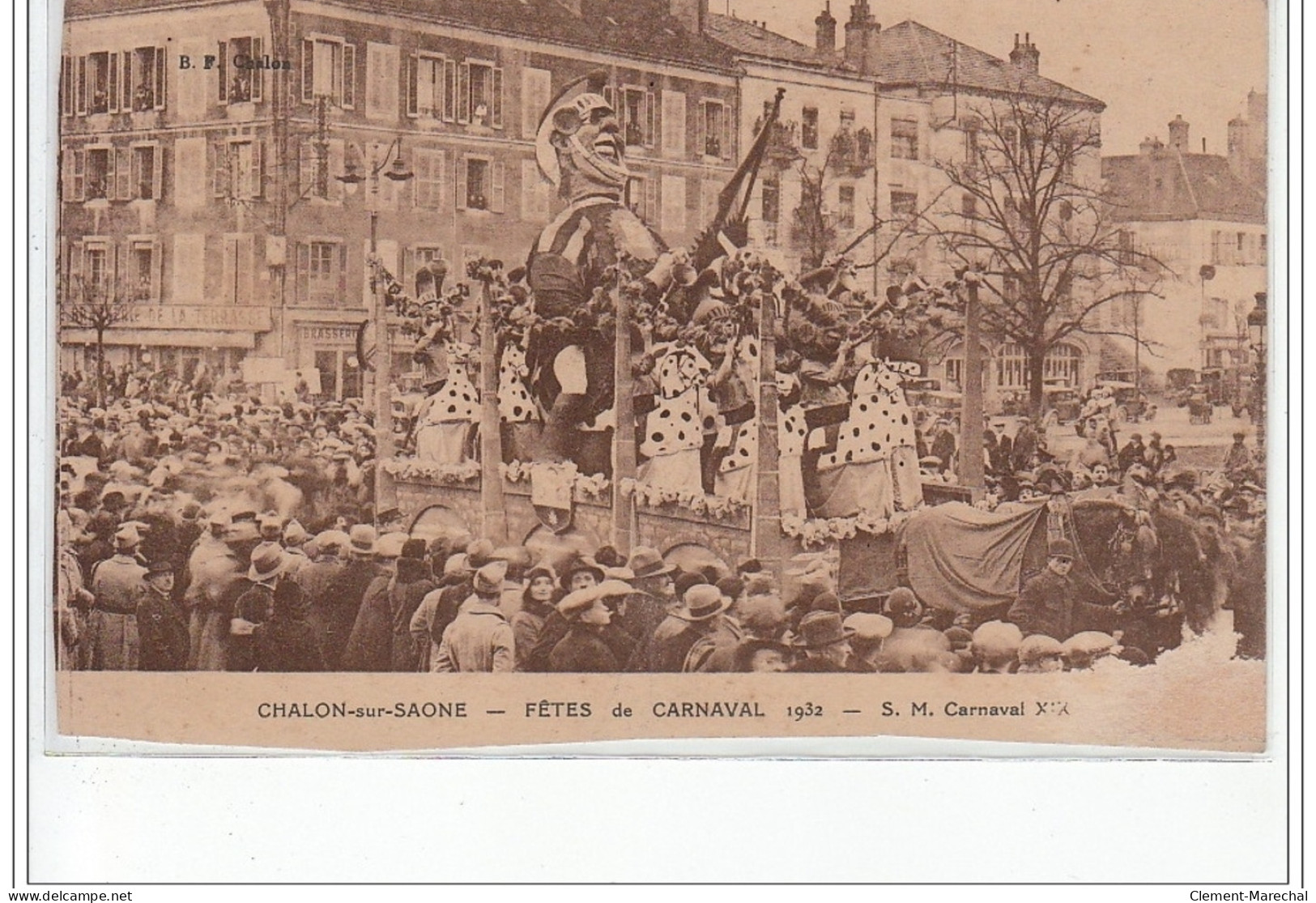 CHALON SUR SAONE - Fêtes De Carnaval 1932 - état - Chalon Sur Saone