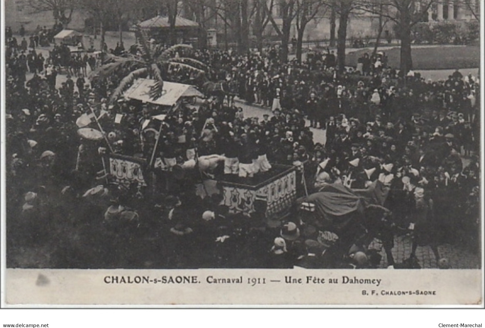 CHALON SUR SAONE : Carnaval 1911 - Une Fête Au Dahomey (Bénin) - Très Bon état - Other & Unclassified