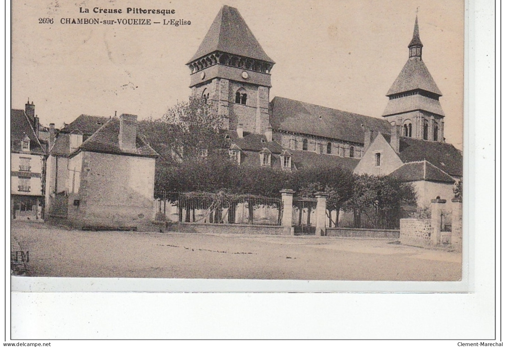 CHAMBON SUR VOUEIZE - L'église - Très Bon état - Chambon Sur Voueize