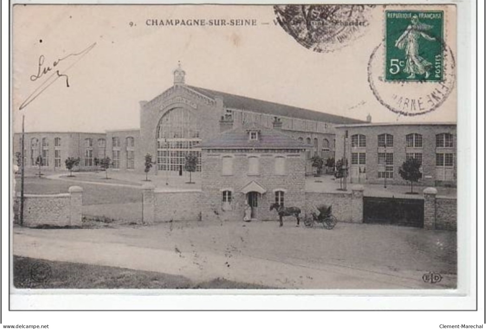 CHAMPAGNE SUR SEINE - Vue Des Usines Schneider - Très Bon état - Champagne Sur Seine